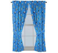 Jay Franco Lot de 4 rideaux de fentre pour chambre d'enfant avec 2 embrasses Bleu Mickey Mouse 106,7 cm l x 160 cm L (lot de 2)