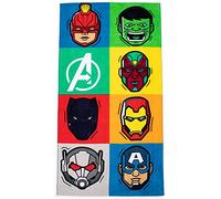 Jay Franco Marvel Avengers Pop - Serviette de Plage Extra Large - 86x162 cm - 100% Coton