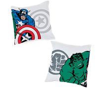Jay Franco Marvel Comics Comic Cool Parures de coussin 100 % coton, lot de 2 80 x 80 cm