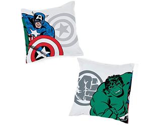 Jay Franco Marvel Comics Comic Cool Parures de coussin 100 % coton, lot de 2 80 x 80 cm
