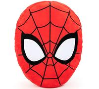 Jay Franco Marvel Spiderman, Coussin decoratif - 37cm de Large - 100% Polyster Super Doux Rouge - Spiderman 1 Unité (Lot de 1)