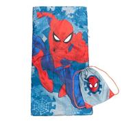Jay Franco Marvel Spiderman Sac de couchage léger et confortable pour enfants Motif pois araignés