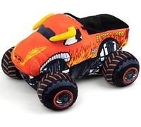 Jay Franco Monster Jam EL Toro Loco Peluche douce - 32 cm Peluche ultra douce et confortable pour enfants - Produit officiel Orange