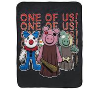 Jay Franco Piggy One of Us Couverture pour enfant Mesure 116,8 x 152,4 cm Polaire super douce rsistante la dcoloration