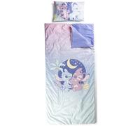 Jay Franco Sac de Couchage Disney Lilo et Stitch avec Oreiller intégré, Ensemble Couverture et Oreiller, Tapis de Sieste avec poignée de Transport, 2 pièces