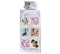 Jay Franco Sac de Couchage Disney Minnie Mouse avec Oreiller intégré, Ensemble Couverture et Oreiller, Tapis de Sieste avec poignée de Transport, 2 pièces