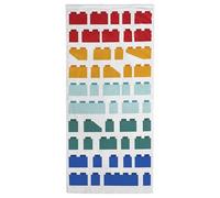 Jay Franco Serviette de Plage Kids Lego® 100% Coton - 71 x 147 cm, Serviette de Bain Ultra-Douce, pour la Piscine et Les Voyages, Produit sous Licence Officielle, Blanche