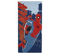 Jay Franco Serviette de Plage Marvel Spiderman 100% Coton - 71 x 147 cm, Ultra-Douce, pour Le Bain, la Piscine et Les Voyages, Produit sous Licence Officielle, Bleu