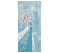 Jay Franco Serviette de Plage pour Enfants Disney La Reine des neiges 100% Coton - 71 x 147 cm, Serviette de Bain Ultra-Douce, pour la Piscine et Les Voyages, Produit sous Licence Officielle, Bleu
