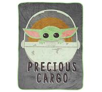 Jay Franco Star Wars The Mandalorian Precious Cargo Couverture moelleuse 130 x 150 cm