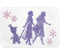 Jay Franco Tapis de bain Disney La Reine des Neiges en polyester tufté avec Elsa, Anna et Olaf (produit officiel Disney)