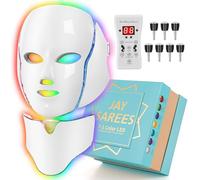 JAY SAREES Red Light Therapy-for Face Masque LED Luminothérapie 7-1 Couleurs LED Soins du Visage (Rouge)