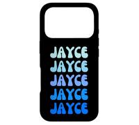Jayce Retro Name Stack Design Coque pour iPhone 17 Pro