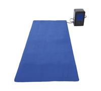 JAYEUW Matelas de refroidissement à eau - 160 x 70 cm - Avec 4 niveaux - Télécommande et minuterie - Système de surmatelas électrique avec réservoir d'eau de 2,5 l