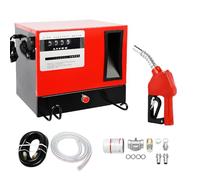 JAYEUW Pompe à diesel auto-amorçante 60 l/min - Pompe de transfert diesel - Pompe à fioul - Pompe à carburant avec compteur numérique - Tuyau d'aspiration de 2 m et tuyau de pression de 4 m - Pompe