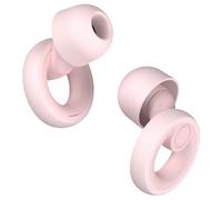 Jayine Bouchon d'oreille pour dormir, réutilisables bouchon d'oreille en silicone souple Protection auditive, pour le sommeil, le travail, les études et les concerts - 8 embouts en XS/S/M/L - Rose