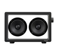 JAYINE Enceinte Bluetooth portable cassette 16 W minimaliste, sans fil, son puissant HD et large compatibilité V5.3 pour intérieur et extérieur - Noir
