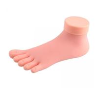 JAYIOLA 4xPractice Faux Pied Modèle Nail Art Formation Flexible Doux Accessoires Professionnels