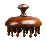 JAYIOLA 5x Peigne En Bois pour Massage et Coiffure, Outil de Soin Capillaire