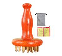 JAYIOLA Brosse de Massage Outil de Grattage Masseur Corporel Peigne Outil Gua Sha Méthode Traditionnelle pour La Détente Musculaire Approprié Comme C, Package A