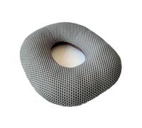 JAYIOLA Coussin Siège Oreiller Donut Coussin Positionnement Coccyx Hémorroïdes Confort Structure Ergonomique En Maille 4D Adapté à La Convalescence Bureau Lon, Gris