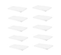 JAYIOLA Lot de 10 draps de lit non tissés jetables, housses de table de massage pour hôtels, 90x215cm