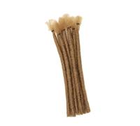 JAYIOLA Lot de 10 Extensions de Cheveux pour Dreadlocks, Faciles à Installer, Accessoires DIY, Tresses Torsadées élégantes, pour Soirées à Thème, Brun