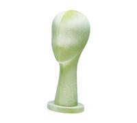 JAYIOLA Manne-tête modèle de perruque d'affichage de perruque chapeau de chapeau d'écran BAPS Rack de stockage pour le, Jaune Crème