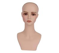 JAYIOLA Mannequin Tête Présentoir pour Perruques Chapeaux Écharpes Lunettes En PVC Facile à Nettoyer avec Socle Antidérapant Adapté Aux Salons Boutiques Séanc, Style H