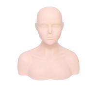 JAYIOLA Massage Practice Head Cosmétologie Mannequin Head Makeup Head CEELLASH Poll Head pour le maquillage