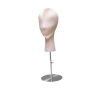 JAYIOLA Présentoir de tête de Mannequin, support de postiches et de perruques, accessoire d'exposition de bijoux pour Salon, Rose