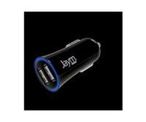 JAYM adaptateur d'alimentation pour voiture - 12 - 24 V - USB - 12 Watt - Certifié MFI