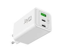 JAYM adaptateur secteur - GaN, 2m usb-c to usb-c cable - USB type A, 2 x USB-C - 100 watt