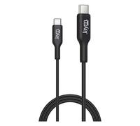 JAYM - Câble USB - 24 pin USB-C (M) pour 24 pin USB-C (M) - 5 A - 1 m - Alimentation USB (100 W), support pour Power Delivery 3.0, charge et synchronisation - noir