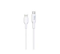 Câble USB-C vers USB 2,4A Charge et Synchronisation 2m Blanc