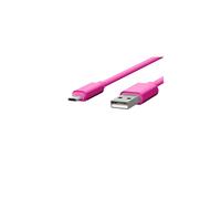 JAYM Câble USB vers Lightning 2.4A - 1,7 mètres - Collection Pop - Rose - Neuf