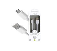 CABLE USB VERS MICRO-USB 1.5M 2.4A BLANC - JAYM® COLLECTION POP