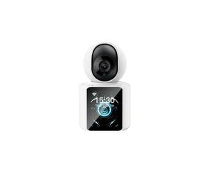 JAYM Camera WiFi pour Interieur avec Ecran Digital pour Appel visio - Rotative 350° Et Inclinable 68.5°