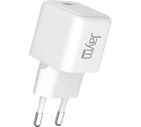 Jaym, Chargeur compact USB-C-GaN 30W avec PD et PPS, Blanc