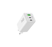 JAYM Chargeur USB-C 100W GaN, Adaptateur Secteur Charge Rapide, 2 Ports USB-C + USB-A, pour MacBook Pro/Air, iPhone 17/16/15, Samsung Galaxy S26/S25/S24,A57,A37,Z,Z Fold, XIAOMI, iPad, PC Portable