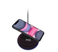 JAYM Chargeur Intelligent Pad A Induction Rapide Certifié QI 15w Noir