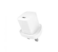 Jaym, chargeur rapide USB-C 30W 3A prise UK et Dubai, blanc
