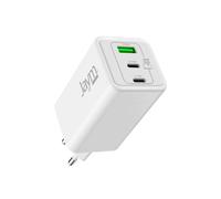 Jaym Chargeur Secteur GaN 5A 100W Max avec 2 USB-C et USB-A Compatible PD-PPS