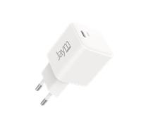 JAYM® - Chargeur Secteur Rapide GaN 65W USB-C PD & PPS Compatible iPhone 17/16/15, Samsung Galaxy S26/S25/S24, Google Pixel, iPad, Xiaomi - Blanc