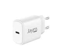 Jaym Adaptateur secteur Pop – Rapide USB-C 20W (PD/PPS, 3A) – Blanc