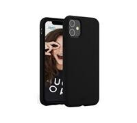 Jaym Coque Classic pour Samsung Galaxy S25 Ultra – Silicone et microfibre compatible MagSafe Noir