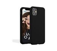 COQUE PREMIUM SILICONE ET MICROFIBRE COMPATIBLE MAGSAFE POUR APPLE IPHONE 15 PRO MAX NOIR - JAYM® CLASSIC® **