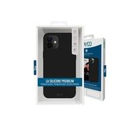 JAYM CLASSIC - Coque de protection pour téléphone portable - microfibre - compatibilité avec MagSafe - silicone liquide - noir - pour Apple iPhone 15