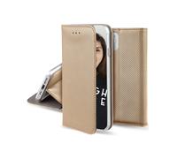 JAYM - Etui Folio Rose Gold pour Apple iPhone 15 Pro Max -Fermeture Magnetique - Fonction cinéma Stand - Rangement cartes inclus