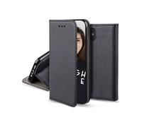 JAYM - Colored Edition - étui à rabat pour téléphone portable - magnétique, support - faux cuir polyuréthane - noir - pour Samsung Galaxy Xcover 6 Pro